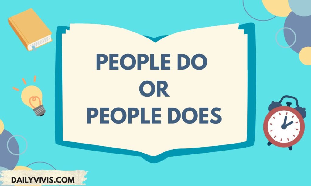 People Do or People Does