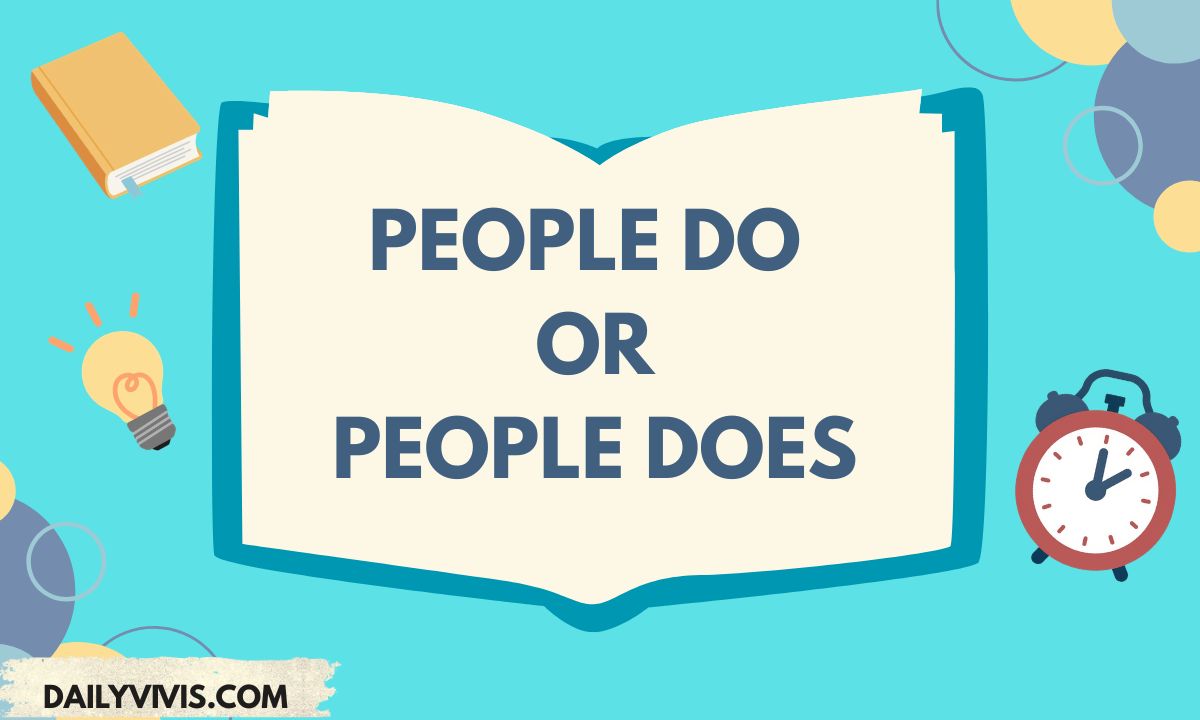 People Do or People Does