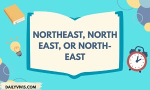 Northeast, North East, or North-east (1)